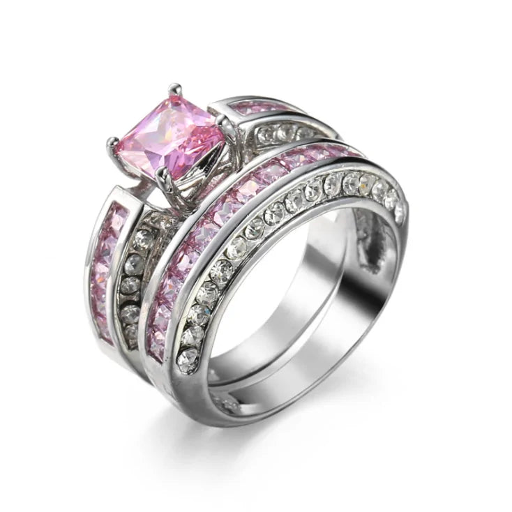 Luxury Pink Purple Ring