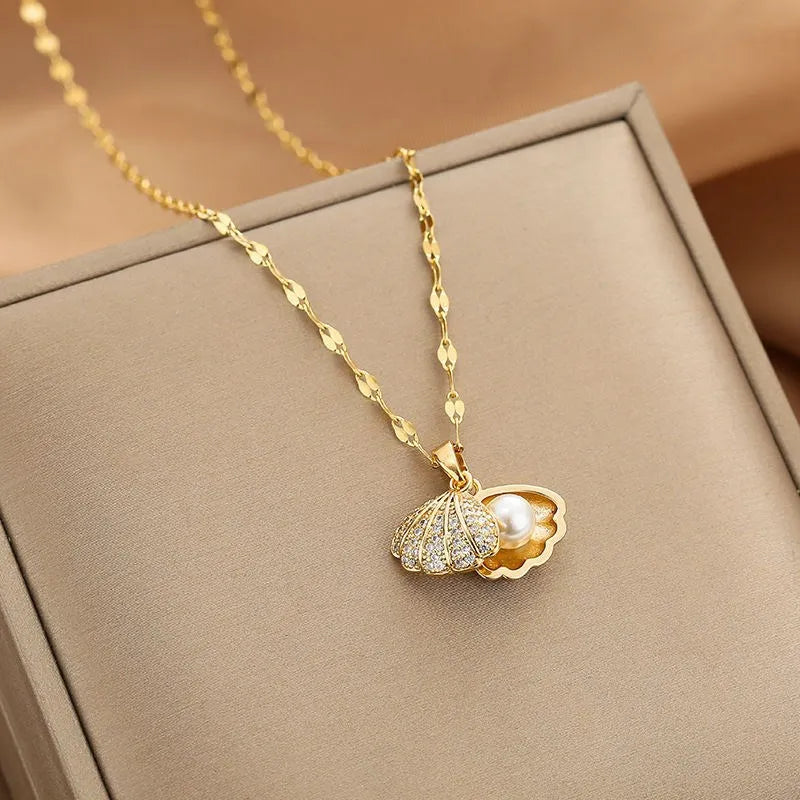 Gold-Plated Non-Fading Clavicle Necklace