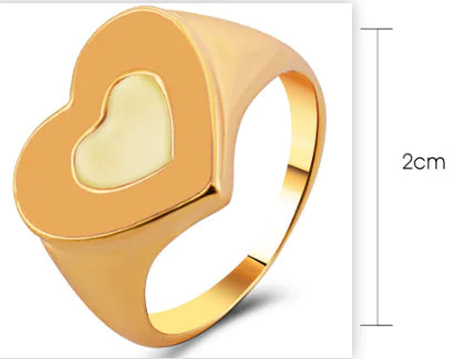 Anillo Creativo en Forma de Corazón de Amor