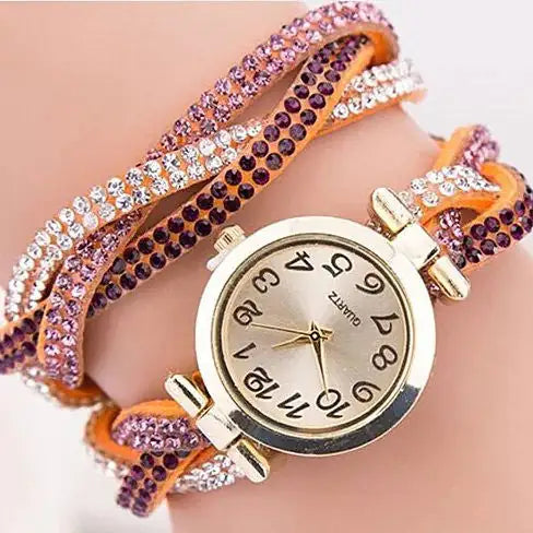 Reloj de Resort Trenzado y Sombreado