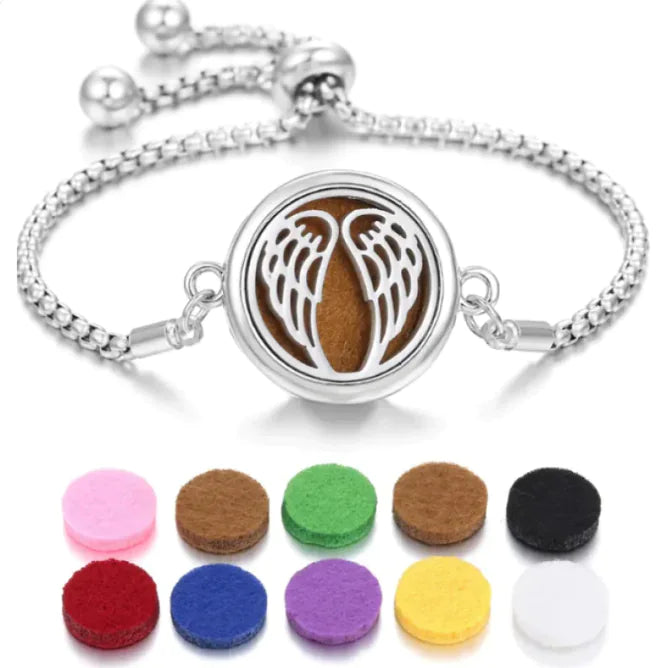 New Kaleidoscope Aromatherapy Bracelet Perfume Essential Oil Diffuser Locket Bracelet Charms Women Aroma Diffuser Jewelry