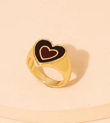 Anillo Creativo en Forma de Corazón de Amor