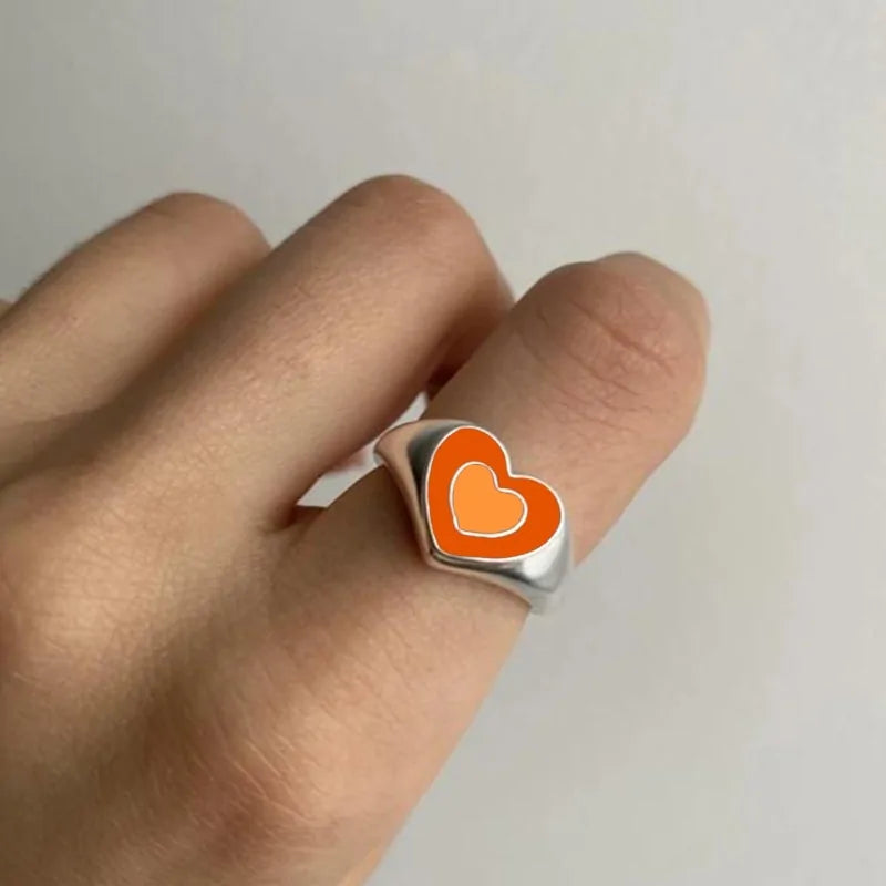 Anillo Creativo en Forma de Corazón de Amor