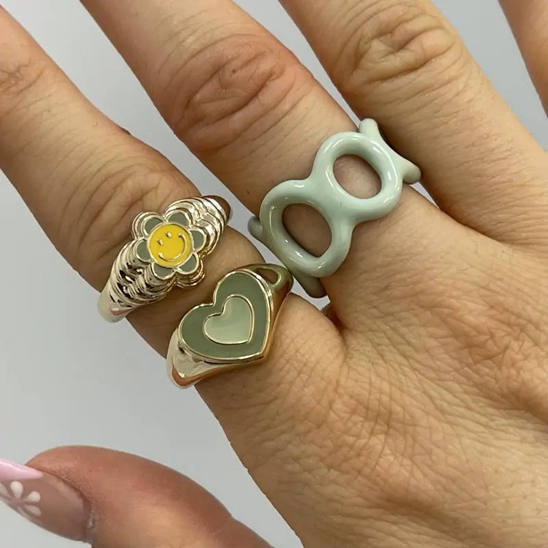 Anillo Creativo en Forma de Corazón de Amor