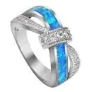 Anillo You Cross My Mind con Cristales de Diamante en 3 Colores Encantadores