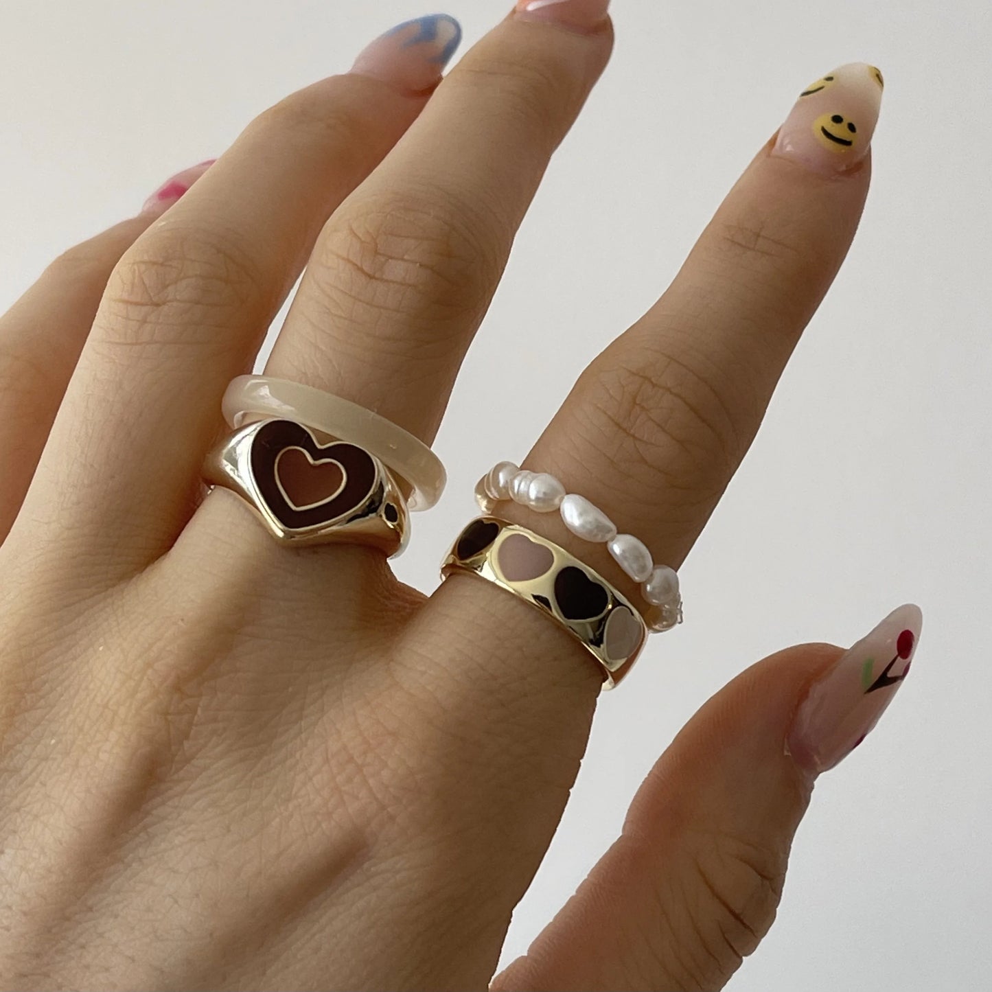 Anillo Creativo en Forma de Corazón de Amor